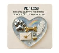 Genérico Pocket Animal Keepsake, Portable Pet Loss Hug, Dog Memorial Card for Bereavement, Sympathy, Remembrance, Comforting Heartfelts Grieving Tokens