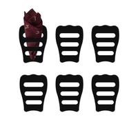 Genérico Pocket Boutonniere Holder - 6 Pack PVC Pocket Square Insert Clips