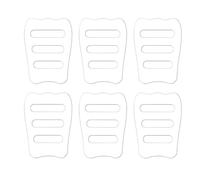 Genérico Pocket Boutonniere Holder - 6 Pack PVC Pocket Square Insert Clips