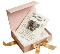 Genérico Pocket Charm | Recuerdo Pequeño De Bolsillo | Recuerdo De Elefante Símbolo De Esperanza,Para Chica Adolescente Mujer Madre Escritorio Estantería Mesilla Trabajo