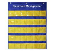 Genérico Pocket Chart for Classroom,Multifunctional File Organizer for Wall | Classroom Organization Teacher Accessories to Put Students’ Small Daily Items