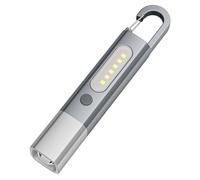 Genérico Pocket Flashlight, Travel Torch, Led Lantern, Compact Hook Attachment, Multi-Functional Beam, Lightweight Carry, Hiking Camping Fishing Reading Outdoor Use, 6.7 Inches