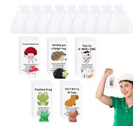 Genérico Pocket Hug, Emotional Support Toy, 0.71 in Friendship Keepsake Decor, Cute Inspirational Mushroom, Includes Greeting Card for Parties, Daily Enfoement