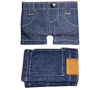 Genérico Pocket Pants Mini Jeans Wallet, Small Card Holder, Unique Pocket Pants Mini Jeans Wallet, Portable Retro Pant Style Wallets, Pockets Pant Jean Wallets, for Cards Keys or Cash (#A)