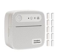 Genérico Pocket Photo Printer, Portable Wireless Label Maker, Fast Clear Printing, Compact Design, Phone Printer for Family, Kids, and Travel, Can Use Everyday