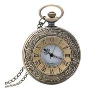 Genérico Pocket Watch and Chain - Alloy | Pocket Watch Chain | Vintage Styling | Classic Retro Timepiece with Chains For Formal Wear Collecting Gifting and Everyday Elegant Style Delicate Workmanship