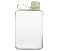 Genérico Pocket Water Bottle, 500ml Flat Drink Cup, Portable Sports Flask, Leak-Proof Slim Design, Cold Water, Perfect for Purse, Ideal for Summer Activities, 4.13 x 7.09 x 1.57 inches