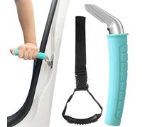 Genérico Poignée D’Assistance De Voiture 14,5x6,5 Cm Pour Personnes Âgées Poignée De Porte Confortable Portable Aide À L’Entrée Sortie Véhicule Silicone Aluminium