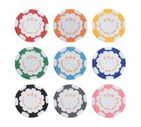 Genérico Poker Ball Marker Golf, Funny Poker Chip Club Set, 1.57 in Portable Court Play Collection, Versatile Novelty Sports Accessory for Men, Golfers, Adults, Collector Item