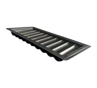 Genérico Poker Chip Holder, Cards Table Chip Tray, Poker Table Coin Holder, Dealer Tables Chips Tray Storage for Black Jack, PP Materials, Black, Can Hold 350 Up to 500