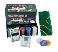Genérico Poker Chips 200 Set, Portable Sturdy Chips Texas Holdem, 24x12x10 Inches Adorable Compact Wear-Resistant Professional Game Accessories for Home Parties Travel