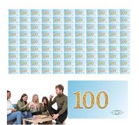 Genérico Poker Chips Set for Adults, Waterproof Poker Chips, Family Card Games Set, 100 Piece, with Cards, Camping Poker Game, Travel Card Game