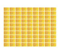 Genérico Poker Chips with Numberss, Scratch-Resistant Playing Cards Chips Set of 100, Reusable Board Games for Adults Women Men Amateurs Enthusiasts