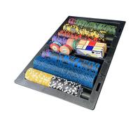 Genérico Poker Fiches Porta, Poker Fiches Bany - Fiches Box Box For Gate - Soporte para Trading Fiches por Fiches para Mazziere di Bandeja