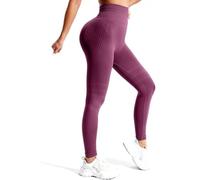 Genérico Polainas Anticelulíticas For Mujer, Pantalones De Compresión con Control De Barriga, Mallas De Levantamiento De Glúteos For Entrenamiento(Red,XXL)