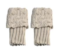 Genérico Polainas Danza Chica para el invierno 80 canalé polainas invierno cálido calcetines largos botas Polainas Chica, beige, Talla única