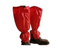 Genérico Polainas de Senderismo al Aire Libre, Protectores de piernas de montañismo, Tela elástica Impermeable, adecuadas for Nieve, Barro, Desierto(Red)