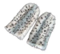 Genérico Polainas Leopardo | Fundas Para Botas Cálidas Con Estampado De Leopardo,Cubierta para Botas de Polainas Peludas,para Jovenes Novia Esposa Hermana Viajes Compras