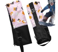 Genérico Polainas Para Piernas Infantiles,Protecciones Para Botas De Nieve Infantiles Ajustables - Escudo Transpirable para Aventuras al Aire Libre de Senderismo Campaña y Caza para Niños y Niñas