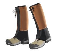 Genérico Polainas para piernas: protector impermeable para botas de 38,5 cm, protector de sendero ajustable, de senderismo portátil a prueba de nieve | Engranaje impermeable del abrigo zapato