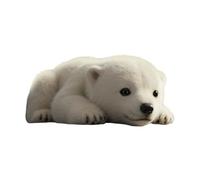 Genérico Polar Bear Plush, Soft Stuffed Animal, 7.09x7.09x9.84inches, Cozy Emotional Companion, Cuddly Sleep Aid Toy, Huggable Gift Doll Ideal for Kids, Adults, Bedroom, Holiday, Daily Comfort, White