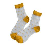 Genérico polar de gran tamaño efecto transparente mujeres primavera y verano tubo bajo transparente cómodo bajo para niña 4 años, YE1, Talla única