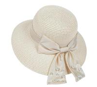 Genérico Polar Infantil para Mujeres, Gorra Plegable, Sombreros de Playa de Verano con Borde Ancho, Sombrero al aire libre Transpirable, beige, Talla única