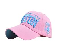 Genérico Polar Topee Denim bordado angustia ajustable Hombres Letra Béisbol Cap Mujeres Sombreros de Béisbol Gorras de Béisbol Gorro de Pelo Satén, rosa, Talla única