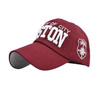 Genérico Polar Topee Denim bordado angustia ajustable Hombres Letra Béisbol Cap Mujeres Sombreros de Béisbol Gorras de Béisbol Gorro de Pelo Satén, vino., Talla única