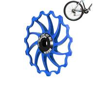 Generico Polea de desviador de bicicleta | Polea de rodillos Guía de bicicleta | Desviador ligero, Desviador de cerámica resistente al desgaste 14T/15T/16T para bicicletas