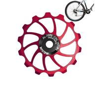 Generico Poleas para jinetes - Polea del desviador trasero de la bicicleta - Polea del desviador de cerámica ligera 14T/15T/16T, resistente a los golpes para bicicleta de montaña