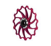 Generico Poleas para jinetes - Rueda guía desviador trasero bicicleta - Desviador ligero, polea desviador de cerámica resistente al desgaste 14T/15T/16T para bicicletas
