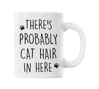 Genérico Polished Daily Sipper, Cat Coffee Cup, Utility with Wide Comfort Handle, High Strength Ceramic Vessel, Professional Tableware with Playful Style, Desktop Mug for Women Men Teens