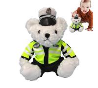 Genérico Políticas de Peluche - Oso de Peluche Decorativo - Lindos Osos de con Ropa removible para niños, niñas y niños