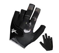 Generico Polle Cue Guantes Para Hombres - Guantes De Medio Dedos De Secado Rápido, Mitten Derecho Izquierdo, Cómodo Protector De Mano Deportiva Para Billar | Práctica De Entrenamiento Al Aire Libre I