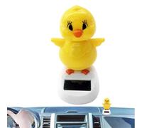 Genérico Pollito Bailarín Solar - 11cm Figura Ɓobblehead Auto Salpicadero | Figuras Solares Bailarinas | Adornō Animal Móvil Lindo Accesorio Interior Coche