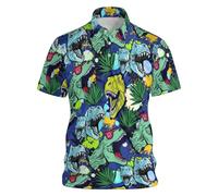 Genérico Polo Hombre Chemises Décontractées Pour Hommes Pour Activités De Plein Air Coupe Ample Imprimées Pour L'Été Et L'Automne Lavables En Machine Parfaites Pour Les Shorts