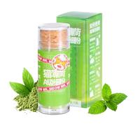 Genérico Polvo De La Hierba Gatera para Los Gatos - 6 Gramos De Suplementos Digestivos Naturales,Premios Naturales De Menta De Gato - Bienestar, Cuidado Corporal, Limpieza del Pelo, Interior, Senior