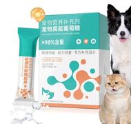 Genérico Polvo para Perros,Potenciador De Energía Y Metabolismo,Polvo De Nutrición para Perros - para Cachorros, Gatos y Razas Pequeñas, Medianas y Grandes, para Comer como Snack