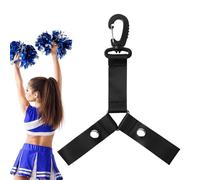 Genérico Pom Clip - Backpack Connector for Practice Days | Fasten Loop with Flexible Band Support, Strong Clip System, Compact Structure for Game Activities Performance Training Outings