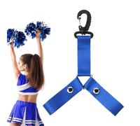 Genérico Pom Hanger Strap For Cheerleaders with Button Clip Cheer Bag Accessory Handy Pom Holder | Cheerleading Gear For Girls Team Competition Game Practice Sports School Performance Event Organizer