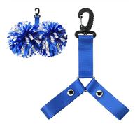 Genérico Pom Holder - Cheer Accessory for Team Events | Button Secure Strap Attachment with Strong Clip System, Flexible Band Support, Lightweight Design for School Dance Competition Sports Use