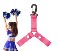 Genérico Pom Porta Pompones para Bolsas Cheer, Doble Organizador con Correa Botón, Must Día Partido Chicas Cheerleaders, Ideal Competiciones, Danza, Eventos Deportivos y Escolares