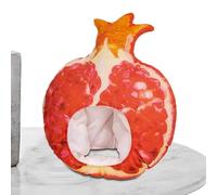 Genérico Pomegranate Headgears, Cute Fruit Costume, Novelty Plush Hat, Soft Plushes Headgear, 15.75x13.39 Inches, Enjoyable Wearing Experience for Kids and Adults Alike