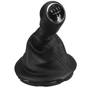 Genérico Pomo + funda de cambio 5V compatible con: Volkswagen VW Transporter T5 T6 de 5 marchas, compatible con: caravelle, multivan, california, etc.