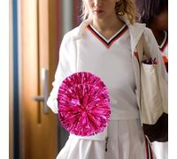 Genérico Pomos de porristas, Poms de porristas, Gran Equipo de Baile porrista Poms para niñas, Foil Dance Game Team Spirit Cheer, 30 cm/11.8 Pulgadas de Accesorios de amigables para los Dedos para el