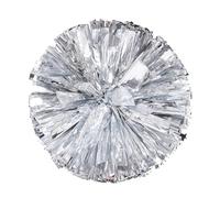 Genérico Pomos de porristas, Poms de porristas - Pompones del Equipo de Baile Grande | Accesorios de con Anillos amigables con los Dedos, 30 cm/11.8 Pulgadas Foil Sport Team Spirit Alementos para equ