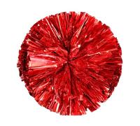 Genérico Pompones de Animadora: Accesorios metálicos Grandes de 30 cm para porristas, Anillos de Agarre Que se adaptan a los Dedos, Accesorios de Baile, artículos de espíritu Brillantes y Vibrantes |