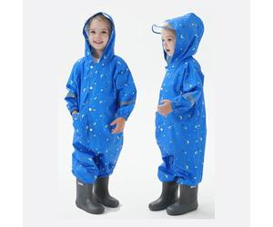 Genérico Poncho Impermeable NiñOs,Lluvia para NiñOs con DiseñO De Dibujos Animados Lindo Y Reflectante para Que Los NiñOs PequeñOs Y Los NiñOs Jueguen Al Aire Libre
