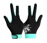 Genérico Pool 3-Finger-Fäustlinge,3-Finger-Billard-Fäustlinge - Rutschfeste Pool-Fäustlinges Mit 3 Fingern - Mehrzweck-Pool-Fäustlinges Für Die Linke Hand, Leichter Billard-Fäustling Für Übungen